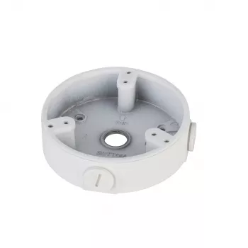 Caja de conexión DAHUA PFA137 para cámaras de vigilancia, blanca, rosca de 1/2