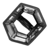 Rallador de caja Resto Kitchenware 95413 negro acero inoxidable