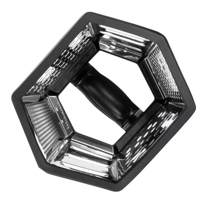 Rallador de caja Resto Kitchenware 95413 negro acero inoxidable