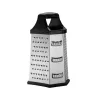 Rallador de caja Resto Kitchenware 95413 negro acero inoxidable
