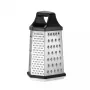 Rallador de caja Resto Kitchenware 95413 negro acero inoxidable
