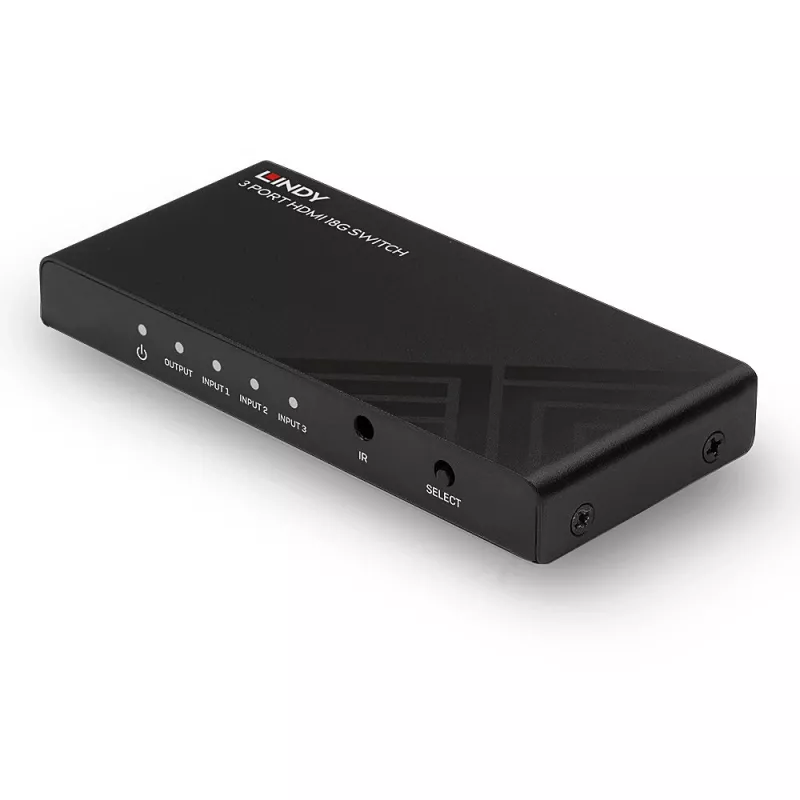 Switch Lindy 3 puertos HDMI 18G