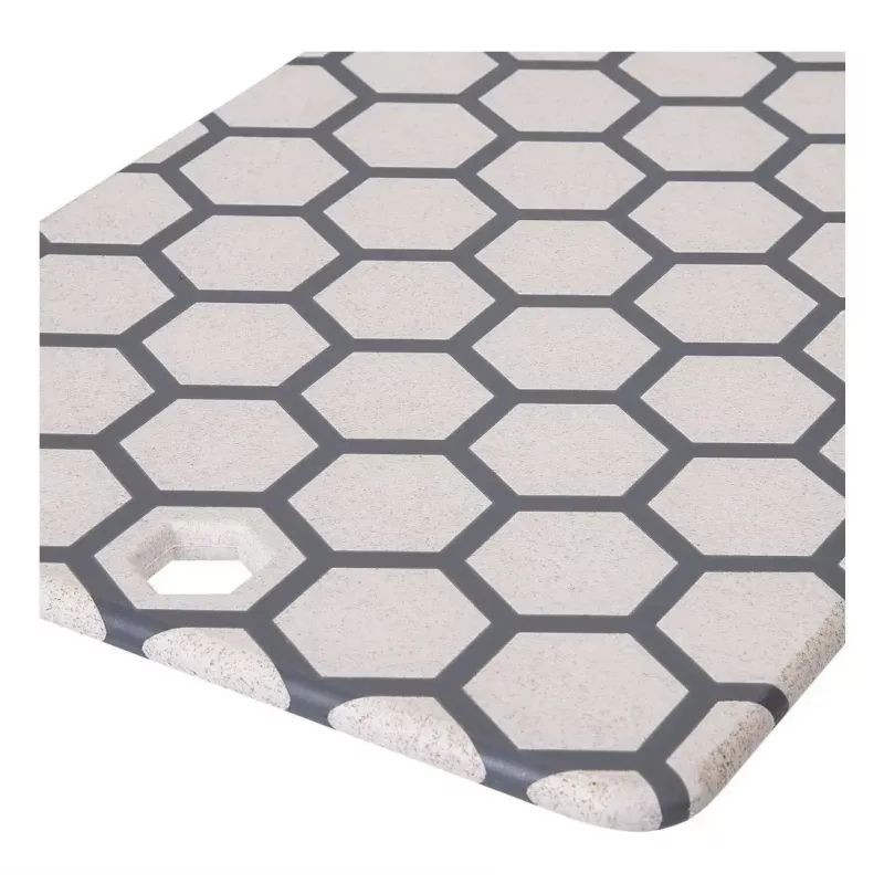 Tabla de cortar Resto Kitchenware 95403 rectangular plástico gris blanco