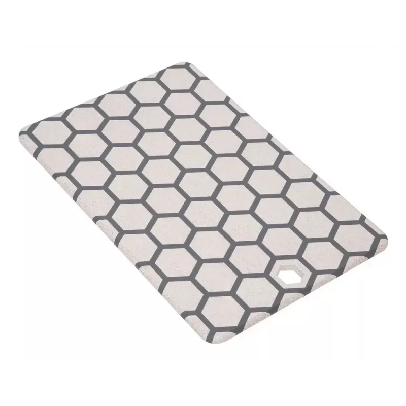 Tabla de cortar Resto Kitchenware 95403 rectangular plástico gris blanco