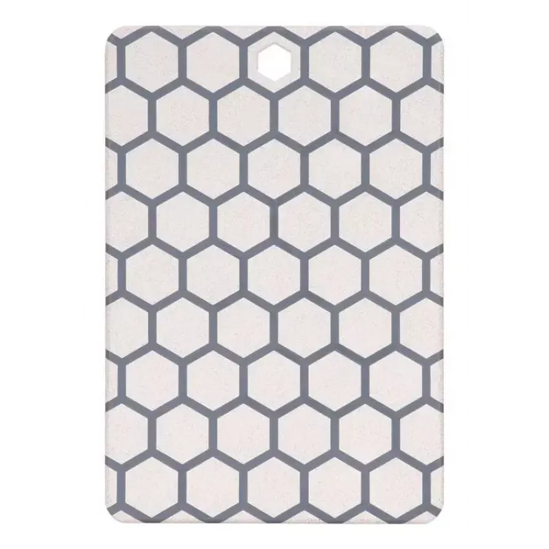 Tabla de cortar Resto Kitchenware 95403 rectangular plástico gris blanco