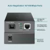 Convertidor de medios TP-Link 10/100 Mbit/s RJ45 a 100 Mbit/s Singlemode SC WDM bidireccional