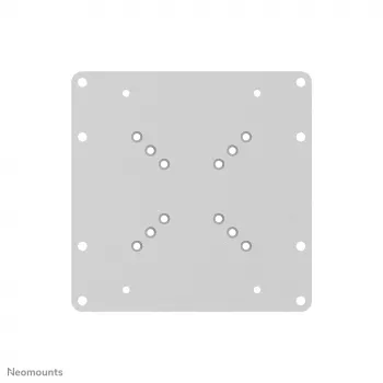 Neomounts FPMA-VESA200 placa adaptadora VESA, 22-42 pulgadas (55,9-106,7 cm), VESA 50x50/75x75/100x100 a 100x200/200x200/120x180, máx. 35 kg, acero, plateada