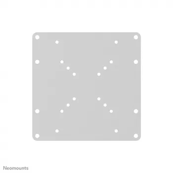 Neomounts FPMA-VESA200 placa adaptadora VESA, 22-42 pulgadas (55,9-106,7 cm), VESA 50x50/75x75/100x100 a 100x200/200x200/120x180, máx. 35 kg, acero, plateada