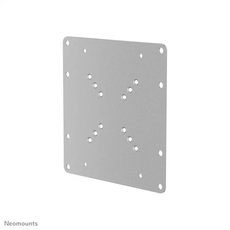 Neomounts FPMA-VESA200 placa adaptadora VESA, 22-42 pulgadas (55,9-106,7 cm), VESA 50x50/75x75/100x100 a 100x200/200x200/120x180, máx. 35 kg, acero, plateada