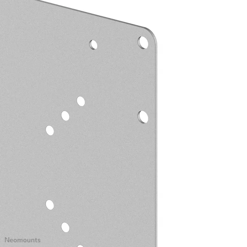 Neomounts FPMA-VESA200 placa adaptadora VESA, 22-42 pulgadas (55,9-106,7 cm), VESA 50x50/75x75/100x100 a 100x200/200x200/120x180, máx. 35 kg, acero, plateada