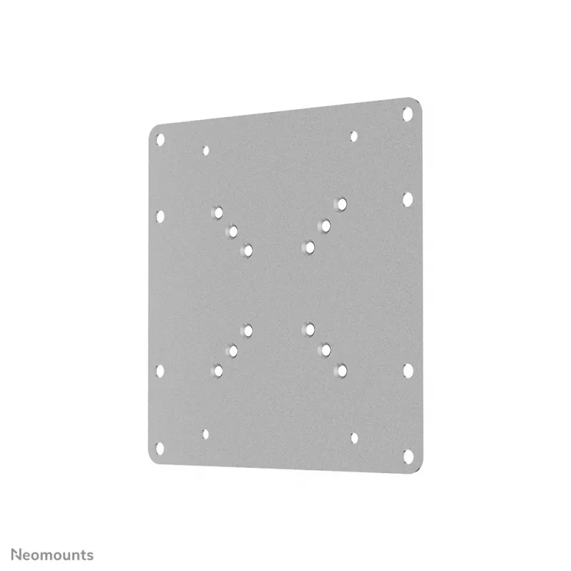 Neomounts FPMA-VESA200 placa adaptadora VESA, 22-42 pulgadas (55,9-106,7 cm), VESA 50x50/75x75/100x100 a 100x200/200x200/120x180, máx. 35 kg, acero, plateada