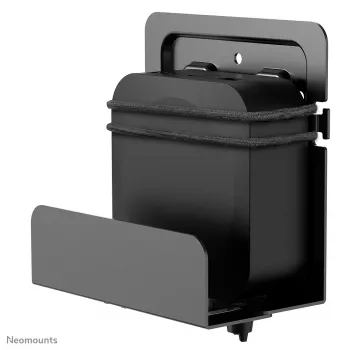 Soporte para reproductor multimedia Neomounts AWL-450BL – universal, pared, 5 kg, 47 - 76 mm, negro, acero, 128 mm
