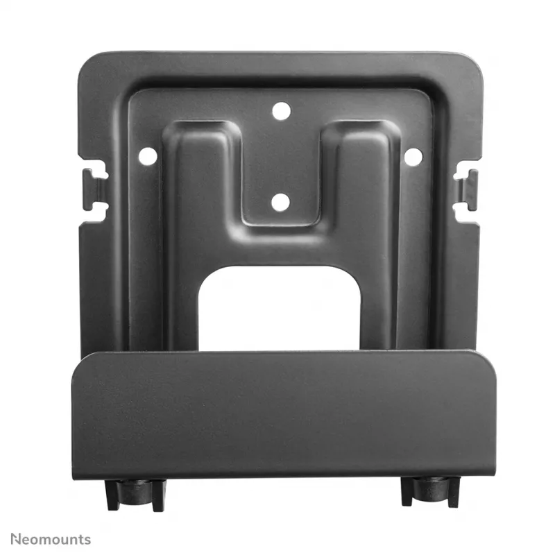 Neomounts AWL-450BL soporte para reproductor multimedia, universal, apto también para Apple TV, 5 kg, profundidad 47–76 mm, 128 mm, acero, negro