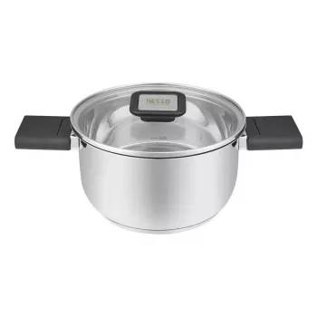 Menaje de cocina Resto Anser 1,6 L redondo negro acero inoxidable