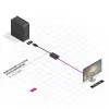 Lindy 41006 conversor activo de DisplayPort a VGA, 0,15 m, negro
