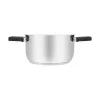 Resto Kitchenware Anser olla redonda de 2,5 l, negra, acero inoxidable