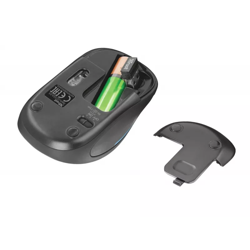 Ratón Trust Yvi FX Office ambidiestro RF inalámbrico óptico 1600 DPI