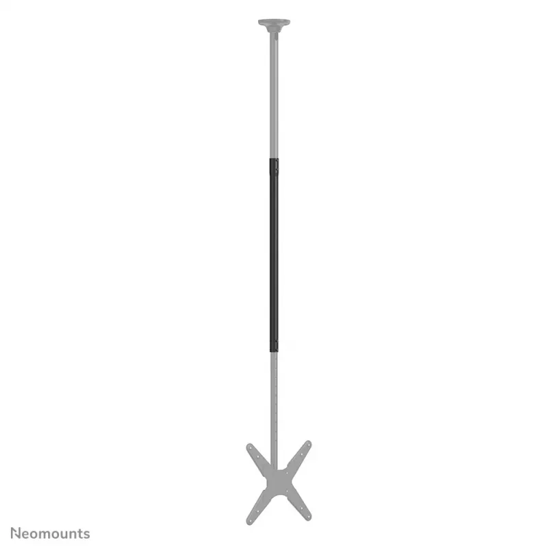 Barra de extensión Neomounts NS-EP100 negra para soporte de techo para TV - H 107,5 cm