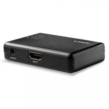 Splitter HDMI 10.2G de 2 puertos Lindy, compacto