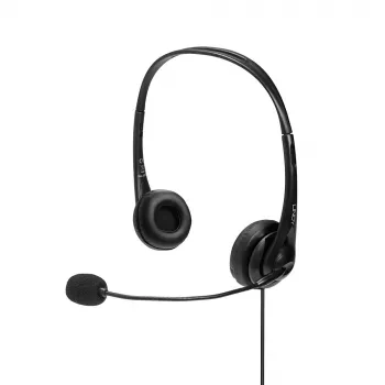 Auriculares con cable Lindy USB Type-A con control en línea