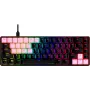 Juego de teclas HyperX Rubber Keycaps para gaming Rosa Distribución US para interruptores estilo HyperX y Cherry MX