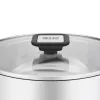 Olla Resto Kitchenware Anser 3,2 L Redonda Acero inoxidable Negro