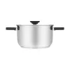 Olla Resto Kitchenware Anser 3,2 L Redonda Acero inoxidable Negro