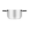Olla Resto Kitchenware Anser 3,2 L Redonda Acero inoxidable Negro
