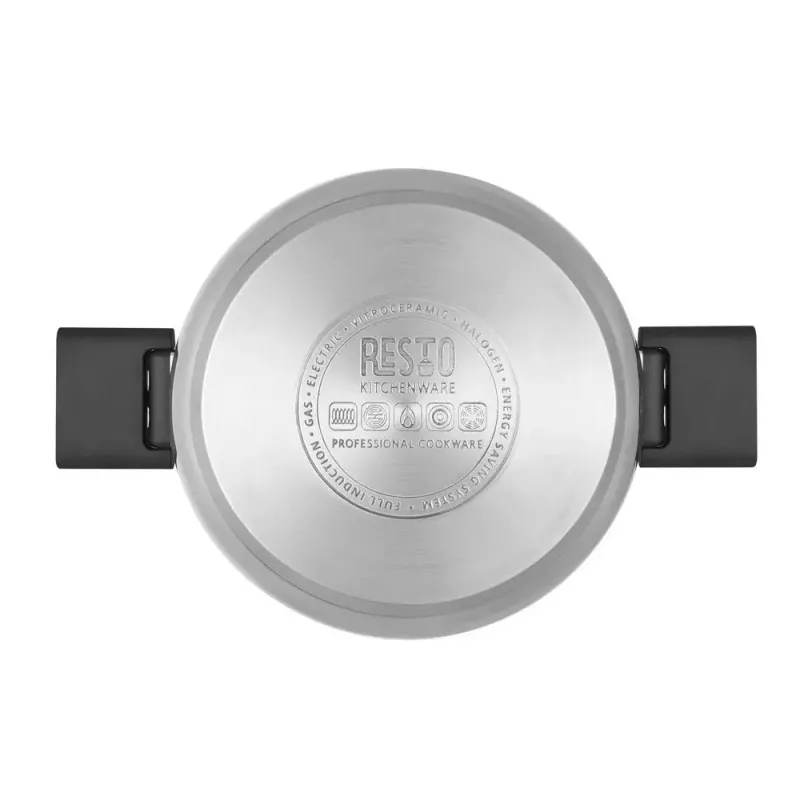 Olla Resto Kitchenware Anser 3,2 L Redonda Acero inoxidable Negro