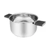 Olla Resto Kitchenware Anser 3,2 L Redonda Acero inoxidable Negro
