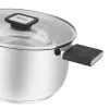 Olla Resto Kitchenware Anser 3,2 L Redonda Acero inoxidable Negro