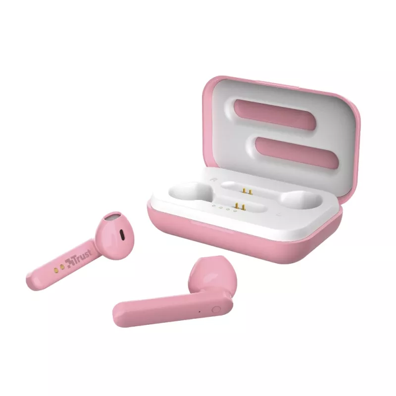 Auriculares Trust Primo Headset True Wireless Stereo (TWS) In-Ear para llamadas/música Bluetooth Rosa