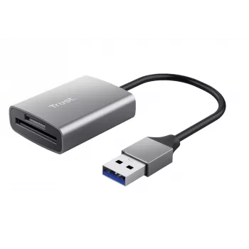 Lector de tarjetas Trust Dalyx USB 3.2 Gen 1 (3.1 Gen 1) Aluminio