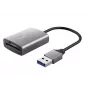 Trust Dalyx 24135 lector de tarjetas, USB 3.2 Gen 1, microSD/SD/SDHC/SDXC, plateado