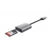 Trust Dalyx 24135 lector de tarjetas, USB 3.2 Gen 1, microSD/SD/SDHC/SDXC, plateado