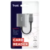 Trust Dalyx 24135 lector de tarjetas, USB 3.2 Gen 1, microSD/SD/SDHC/SDXC, plateado