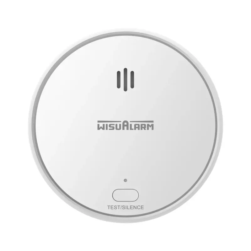 Detector de humo WisuAlarm HY-SA20A a pilas certificado CE-CPR