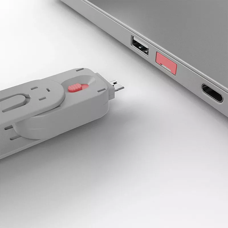 Bloqueador de puertos Lindy USB Port Blocker Pack de 4 Código de color Rosa