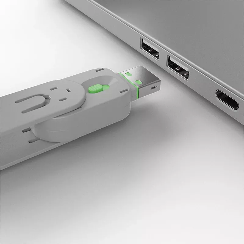 Bloqueador de puertos Lindy USB Port Blocker Pack de 4 Código de color Verde