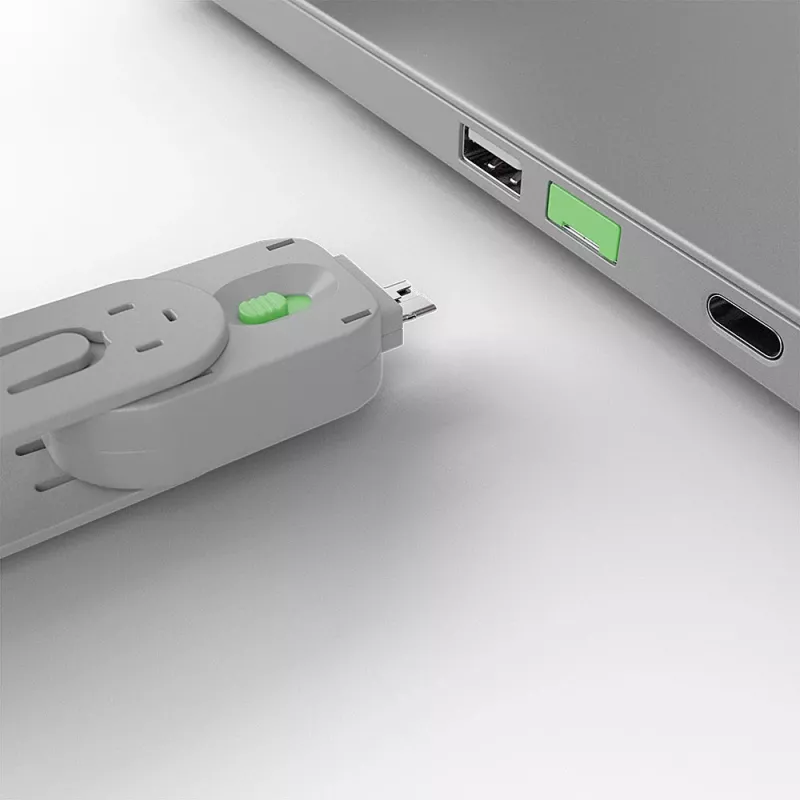 Bloqueador de puertos Lindy USB Port Blocker Pack de 4 Código de color Verde