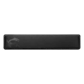Reposamuñecas para teclado MSI VIGOR WR01 'Negro con icónico diseño de dragón, espuma viscoelástica con gel refrigerante, base de goma antideslizante, forma inclinada, accesorio para teclados de la serie VIGOR, compatible con la mayoría de teclados gaming'