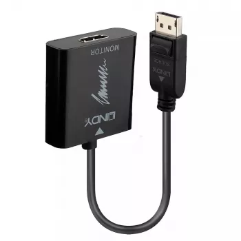 Convertidor activo DisplayPort 1.2 a HDMI 2.0 Lindy 41068