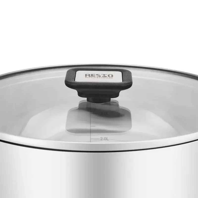 Resto Kitchenware Anser 4,4 L Redondo Negro Acero inoxidable