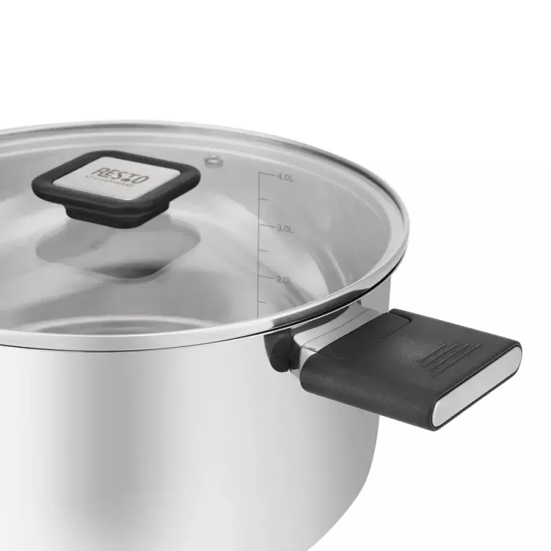 Resto Kitchenware Anser 4,4 L Redondo Negro Acero inoxidable