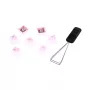 Set completo de teclas HyperX - PBT (rosa)