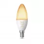 Bombilla inteligente Philips Hue White ambience Candle E14, 5,2 W, Bluetooth/Zigbee, casquillo E14