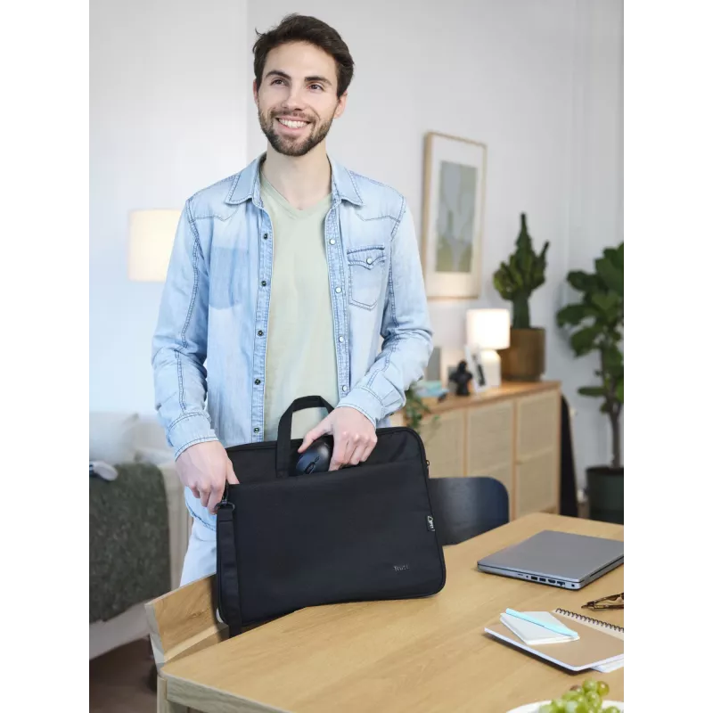 Maletín Trust Bologna 40,6 cm (16 inch) negro