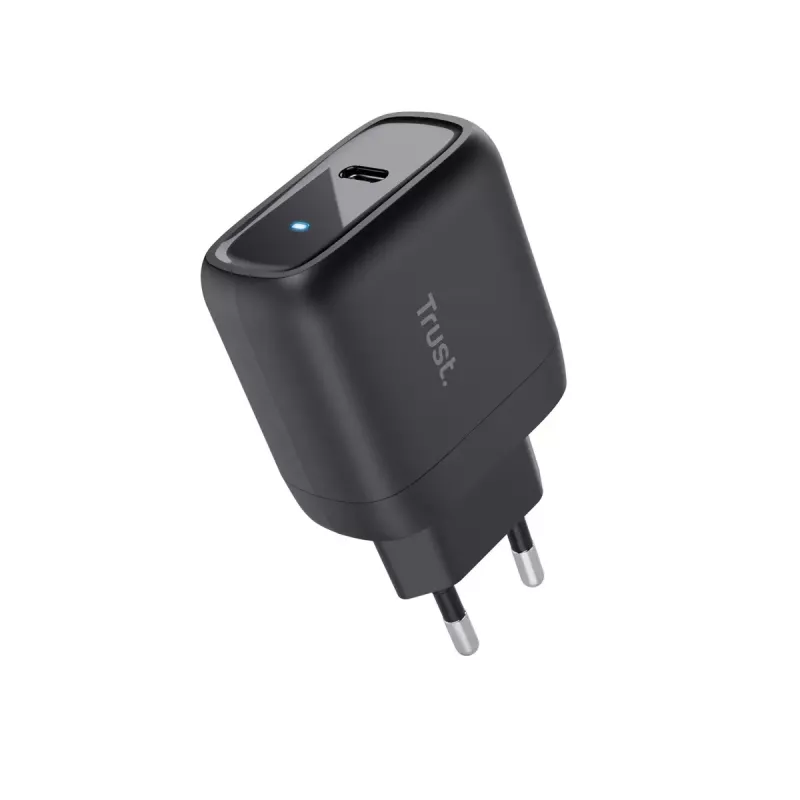 Cargador de CA Trust Maxo 45 W universal negro 100-240 V 20 V USB-C