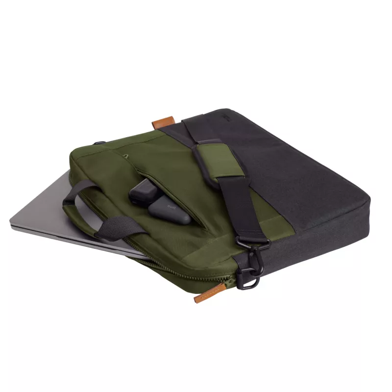 Trust Lisboa 25245 bolso bandolera para portátil 16 pulgadas (40,6 cm), carga superior, poliéster, correa extraíble, verde