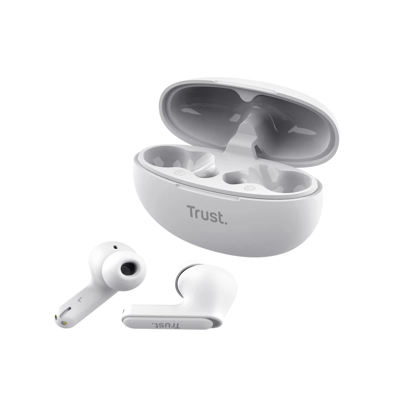 Auriculares Trust Yavi True Wireless Stereo (TWS) in-ear llamadas/música USB Type-C Bluetooth blancos